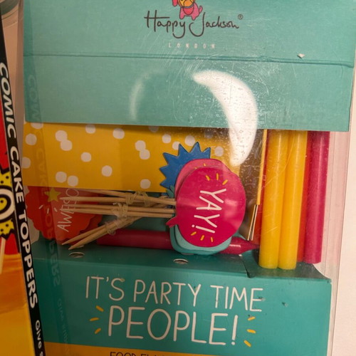 Happy Jackson candles decorative for cakes new