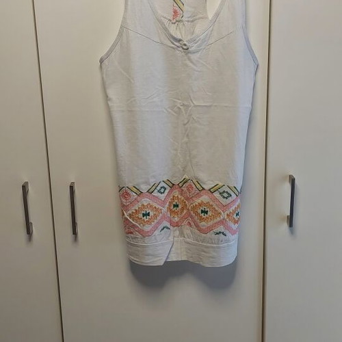 Women's summer t-shirt used, white, one size