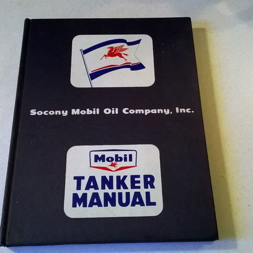 Mobil Tanker Manual book in very good condition