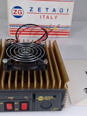 Zetagi B-303 CB Amplifier like new, 3-30 MHz with blower