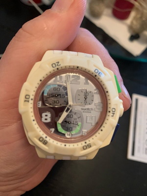 Swatch Chrono Plastic "Flying Provocacy" 2008 like new