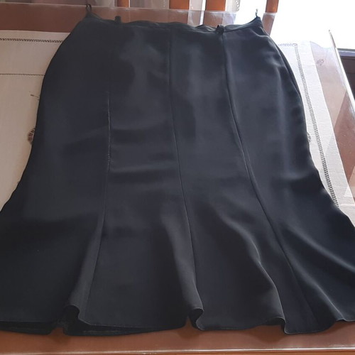 Long skirt used black, size 52