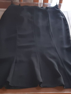 Long skirt used black, size 52