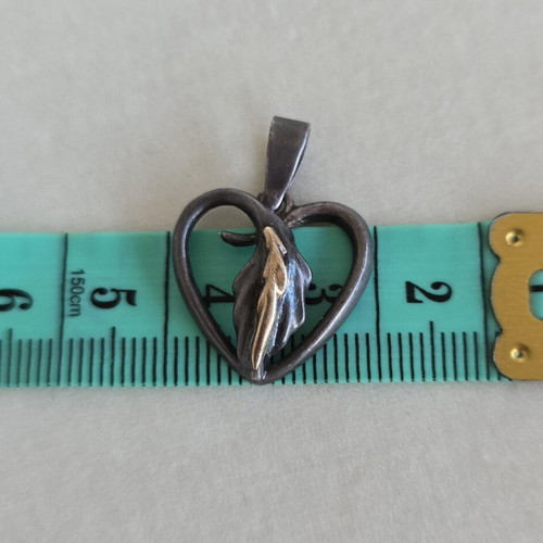 Lalaounis heart pendant 925 silver