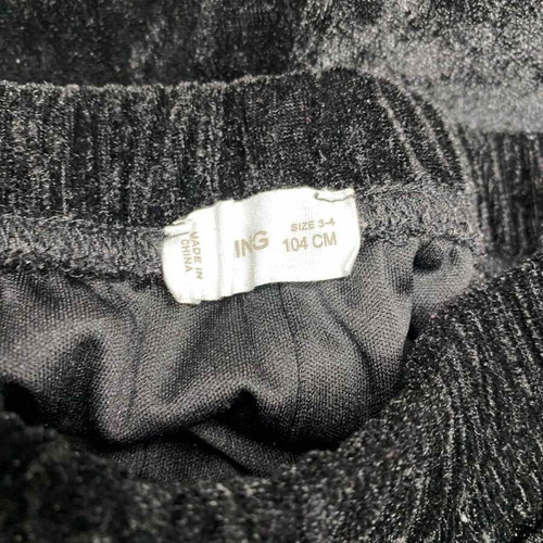 Mango pants like new for girl 3-4 years old, black, size 104 cm