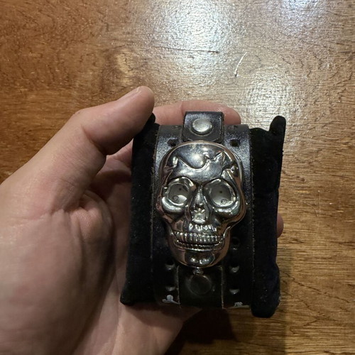 Nemesis watch with leather strap