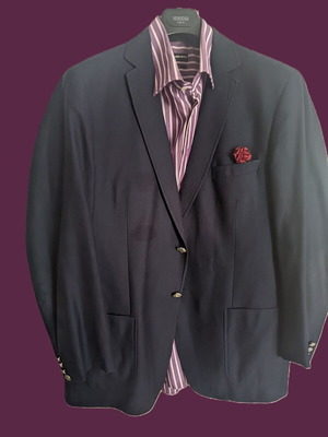 Gant blazer like new, cotton, size 54, blue