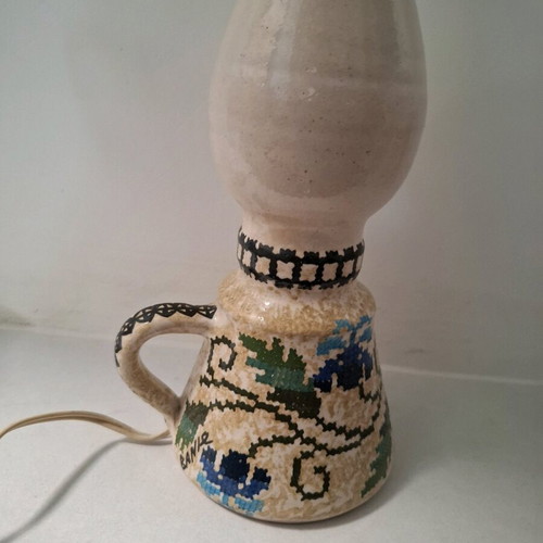 Vaniou ceramic lamp like new, height 34 cm