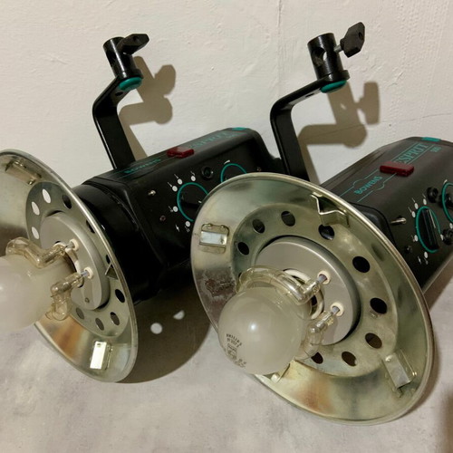 Studio flashes Bowens BW-1071 640W σαν καινούργιο, σετ 2 τεμαχίων