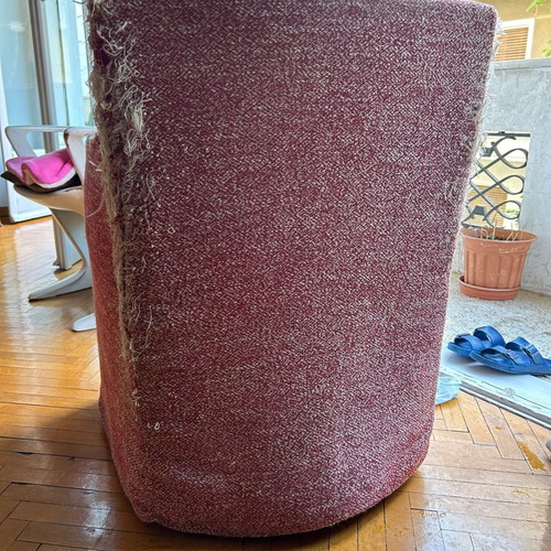 Armchair with wheels used, ideal for office chair