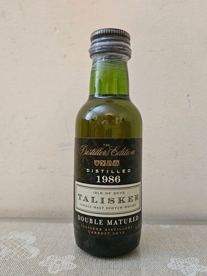 Talisker Vintage 1986 single malt whisky miniature new