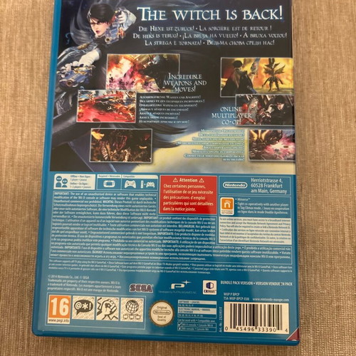 Bayonetta 2 Nintendo Wii U used