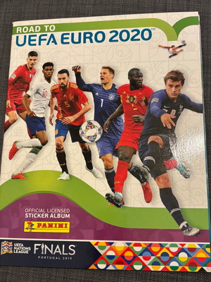 Panini UEFA Road to Euro 2020 album new, empty