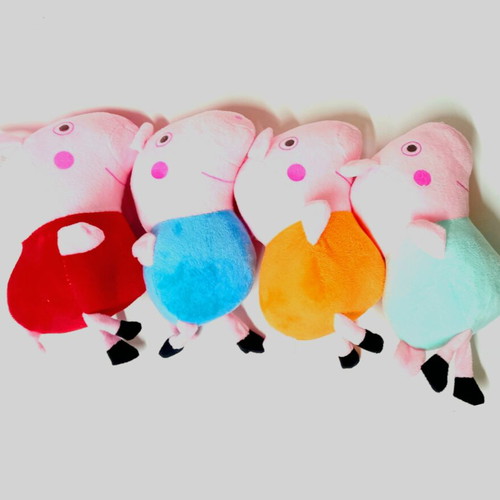 Peppa Pig plush toy set of 4 new