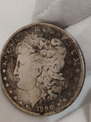 Morgan Dollar 1890 silver coin