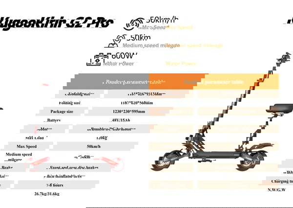 Kukirin G2 Pro και Kukirin G2 Max