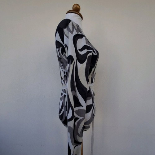 Pomodoro cardigan XL like new, white and grey