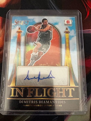 Panini Select Euroleague Dimitris Diamantidis In Flight autograph card