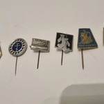Collectible Soviet pins used