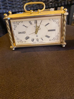 Slava vintage table clock used, good condition