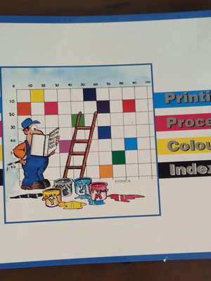 CMYK Color Guide like new, professional printing tool