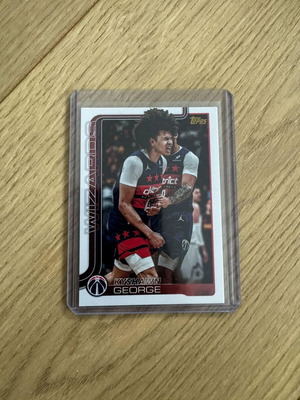 Kyshawn George Topps 2025 Golden Mirror SSP card like new