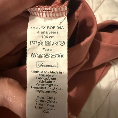Orchestra leggings pants for girl 4 years like new, pink