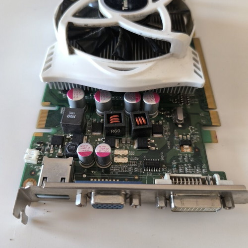 NVIDIA GeForce GTS 250 Twintech Green Edition graphics card used, 1GB GDDR3