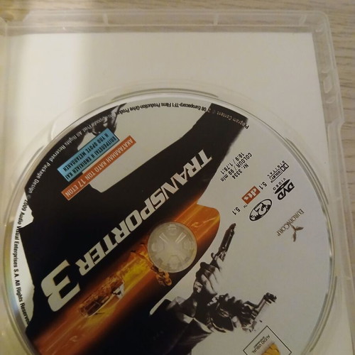 Transporter 3 DVD used with subtitles