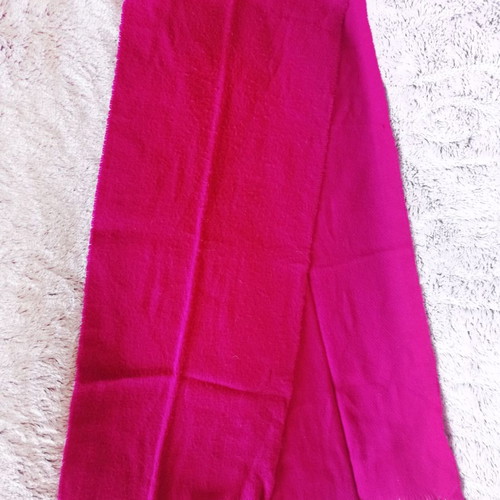 Fuchsia fleece scarf used