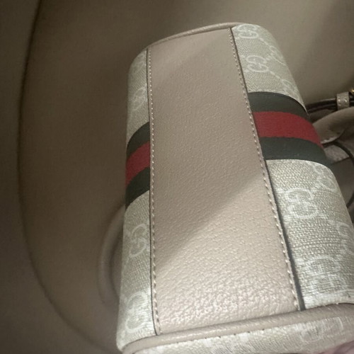 Gucci Mini Bag Boston μεταχειρισμένο, χιαστί, μπεζ