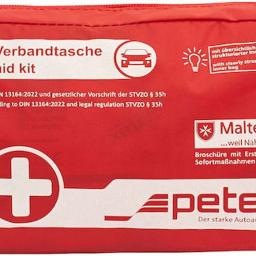 Car First Aid Kit DIN 13164 New, Complete with Accessories