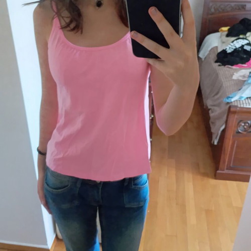 H&M pink top, size S / 36 / 8