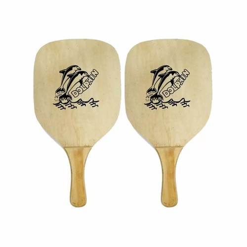 Wooden rackets set of 2 professional new