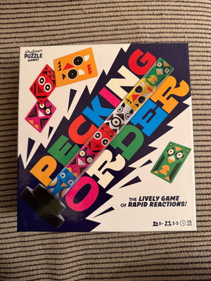 Pecking Order board game of rapid reactions Professor Puzzle like new