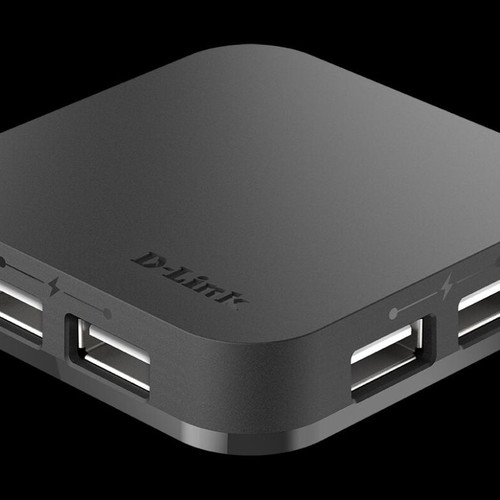 D-Link DUB-H4 USB 2.0 Hub 4 Ports new with external power supply