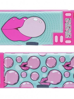 Aromatic retro pencil case like new with calculator