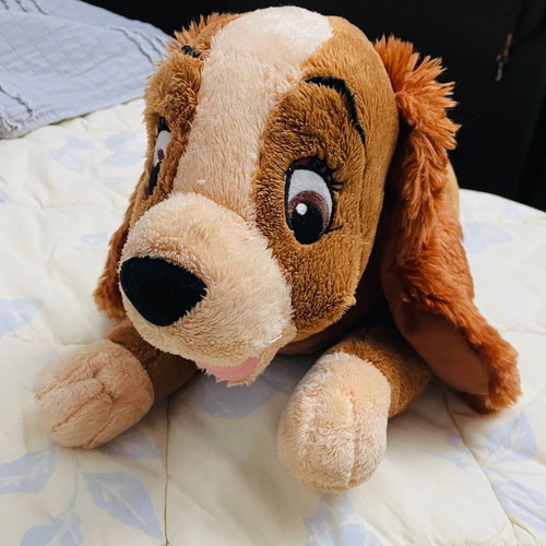 Lady and the Tramp plush dog like new, soft 42cm