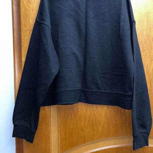 Zara cropped sweatshirt like new, short, black, size M