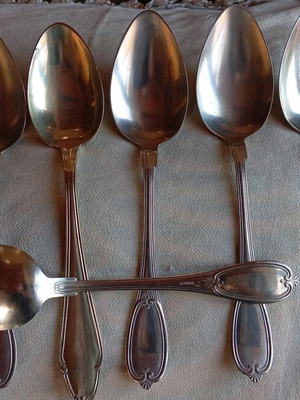 Κουτάλια και πηρούνια εποχής μεταχειρισμένα, σετ 41 τεμαχίων