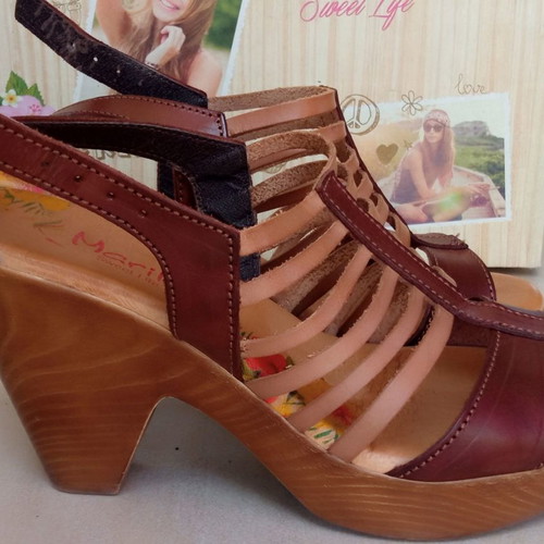 Marila leather sandals used, size 38