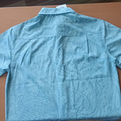 Ανδρικό πουκάμισο Aloha Bay Originals, μέγεθος M, μπλε με σχέδιο