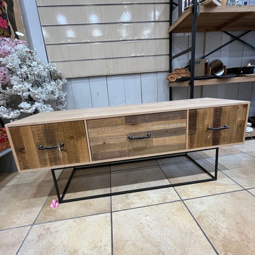 Industrial Rustic TV Stand 120cm like new
