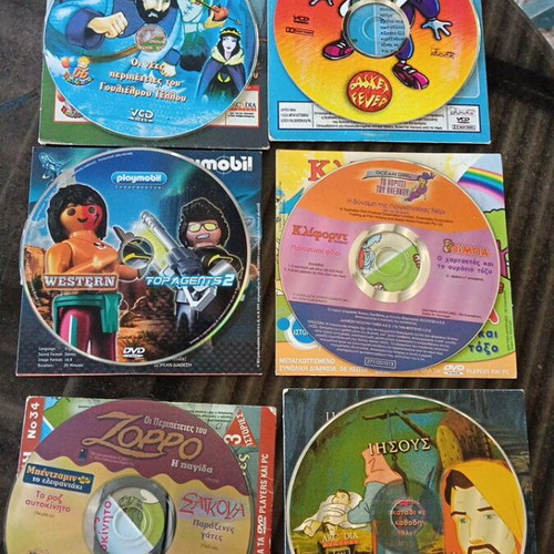 DVD set of 6 used animated stories, dubbed