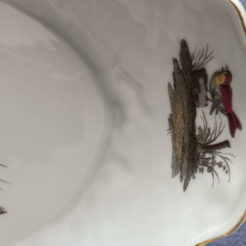 Limoges Deshoulières deep porcelain serving plate like new, Metropolitan Museum collection