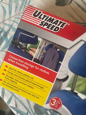 Ultimate Speed Car Hanger new, chrome-plated steel