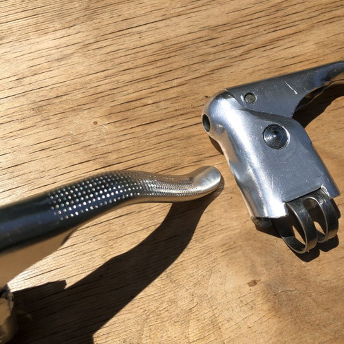Vintage brake levers pair new old stock