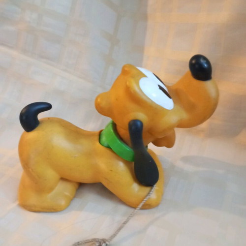 Disney Pluto pull toy used with sound