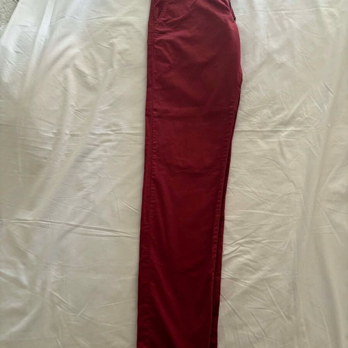 Frankie Denim men's pants, red, slim fit