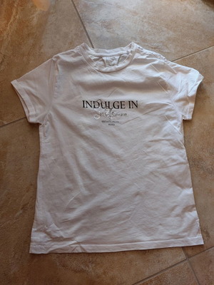 Attrattivo T-shirt Small Cotton Like New, White